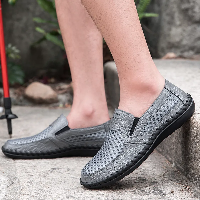 GESENLANG Slip Resistant And Breathable Low Top Casual Shoes Men's-12
