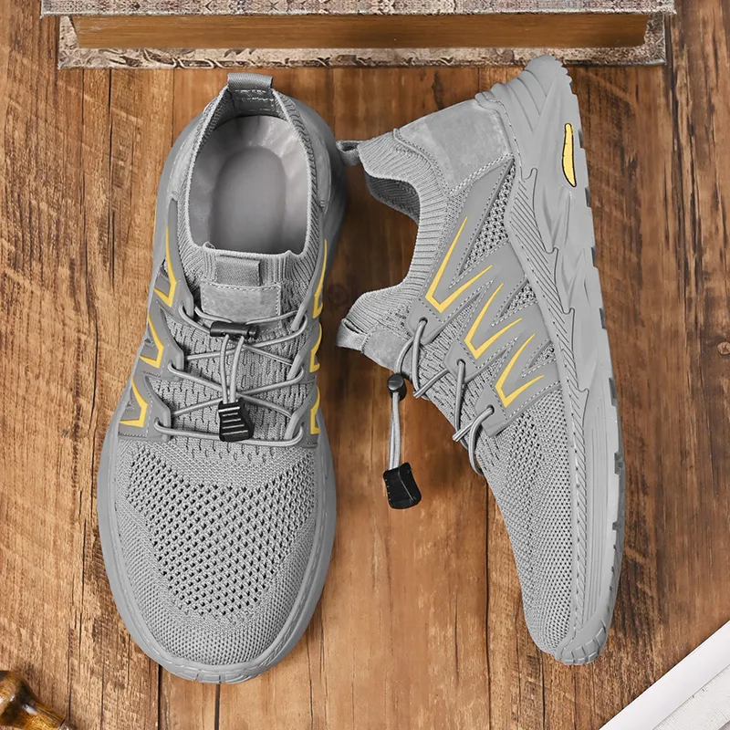 GESENLANG Anti Slip Wear Resistant Low Top Casual Shoes Men's-7
