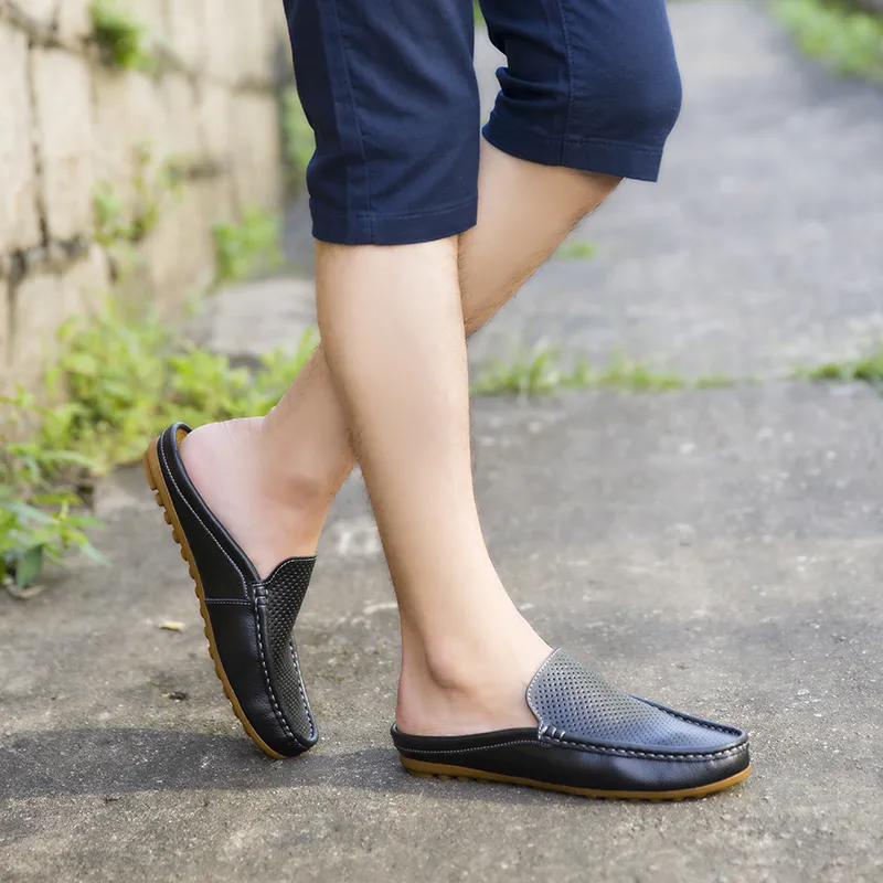GESENLANG Abrasion Resistant Quick Dry Closed Toe Slippers Men's-8