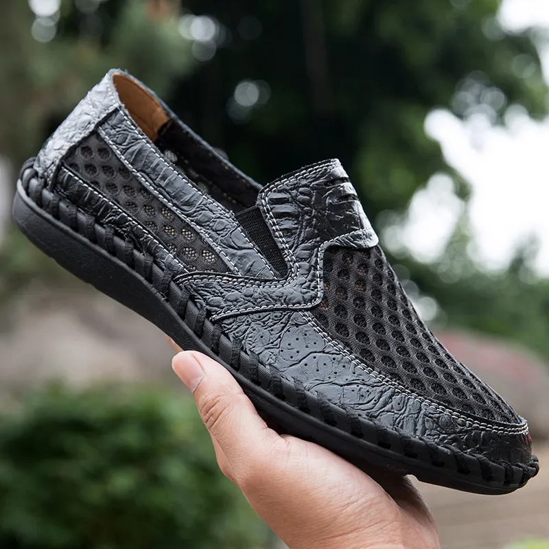 GESENLANG Slip Resistant And Breathable Low Top Casual Shoes Men's-2