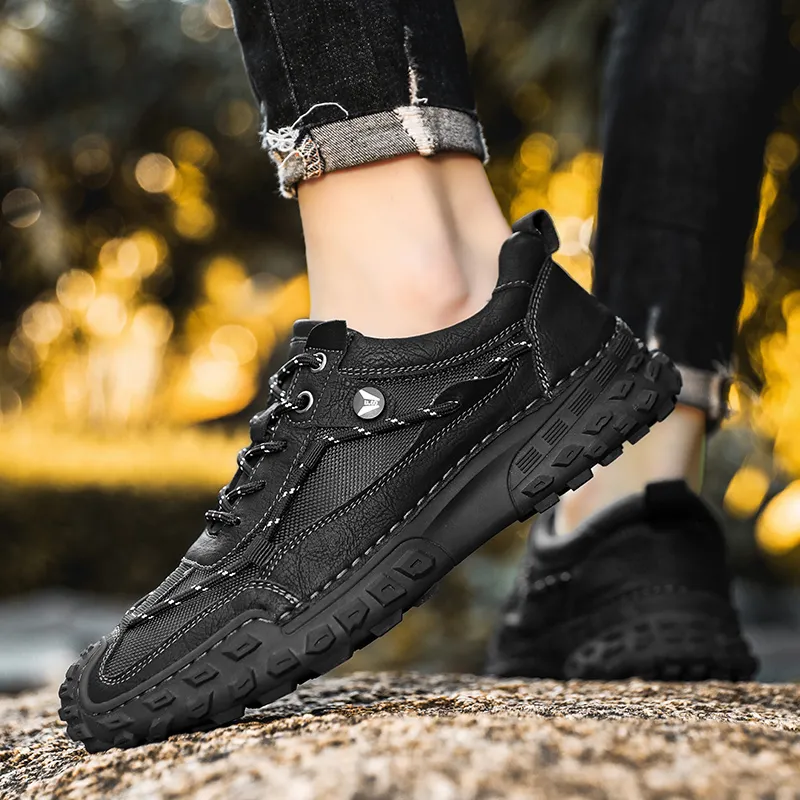 GESENLANG Cushioning And Breathable Low Top Casual Shoes Men's-3