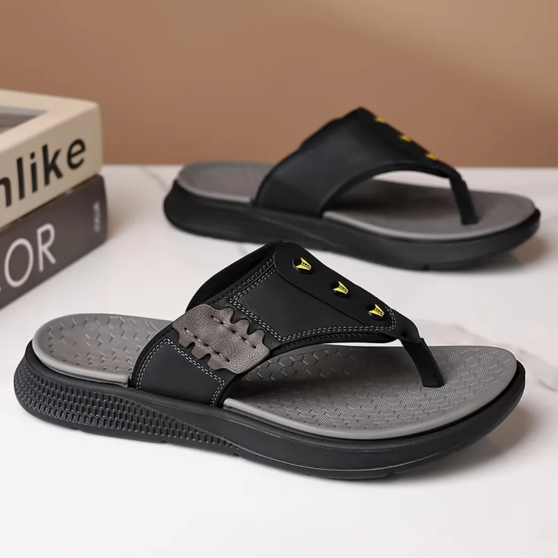 GESENLANG Abrasion Resistant Slip Resistant Flip Flops Men's-8