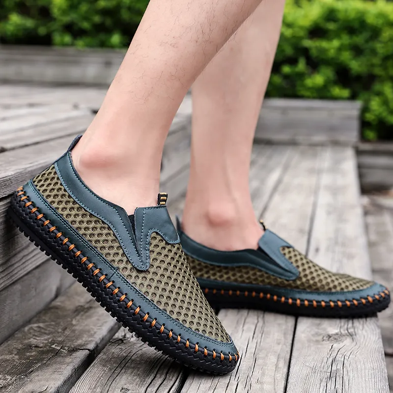 GESENLANG Slip Resistant Cushioning And Breathable Low Top Casual Shoes Men's-2