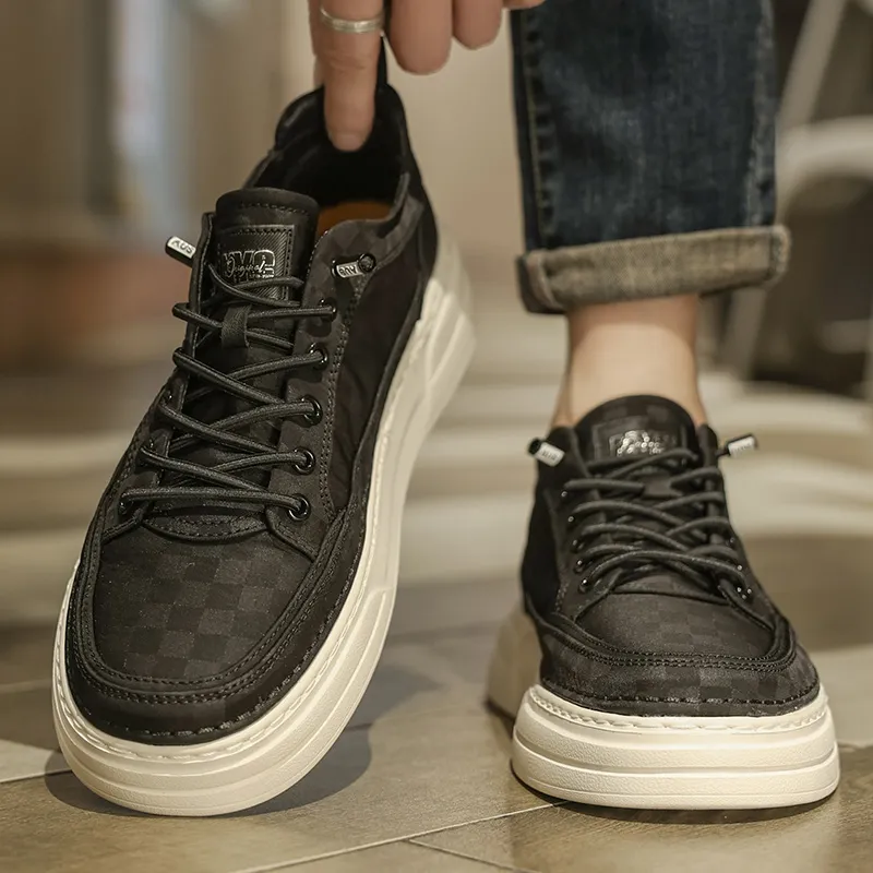 GESENLANG Balanced And Non slip Low Top Skateboard Shoes Men's-2