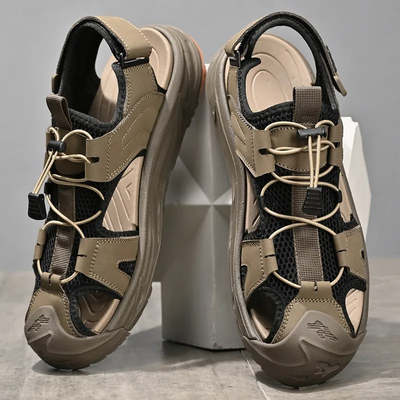 GESENLANG Anti Slip Wear Resistant River Trekking Shoes Men's-2
