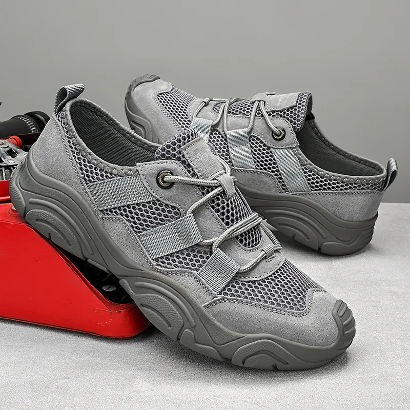 GESENLANG Anti Slip Wear Resistant River Trekking Shoes Men's-5