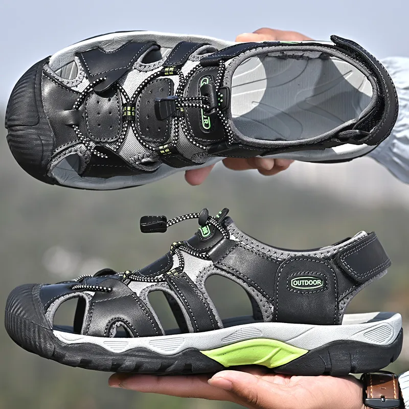 GESENLANG Slip Resistant, Breathable, And Supportive River Trekking Shoes Men's-4