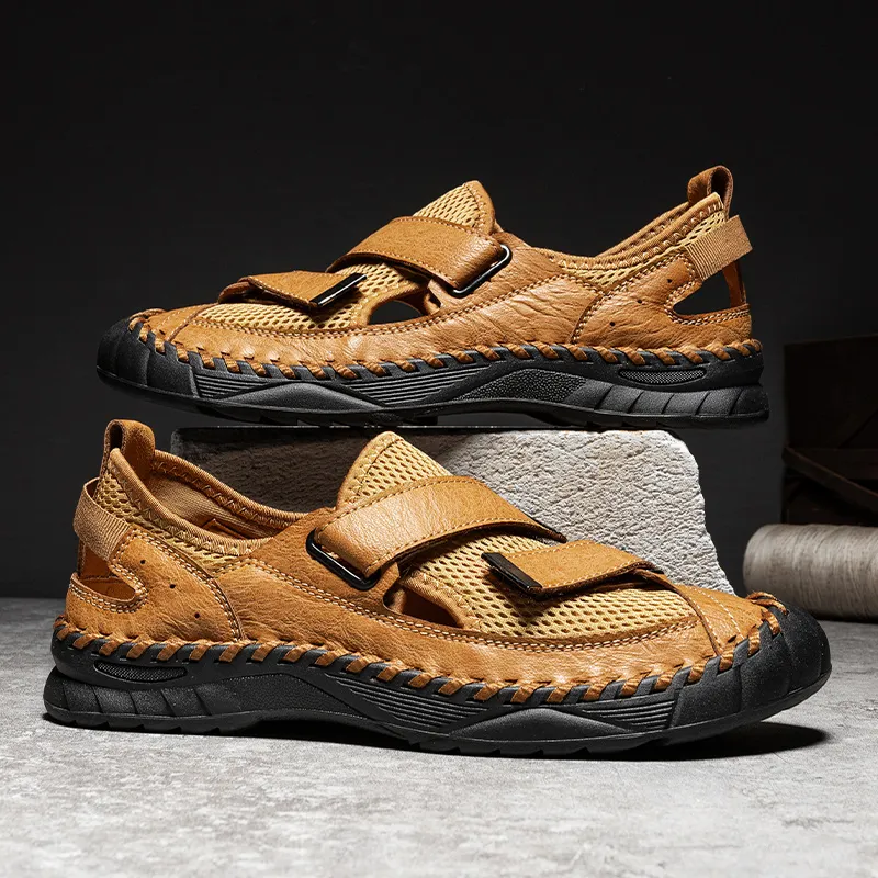 GESENLANG Anti Slip Wear Resistant River Trekking Shoes Men's-14