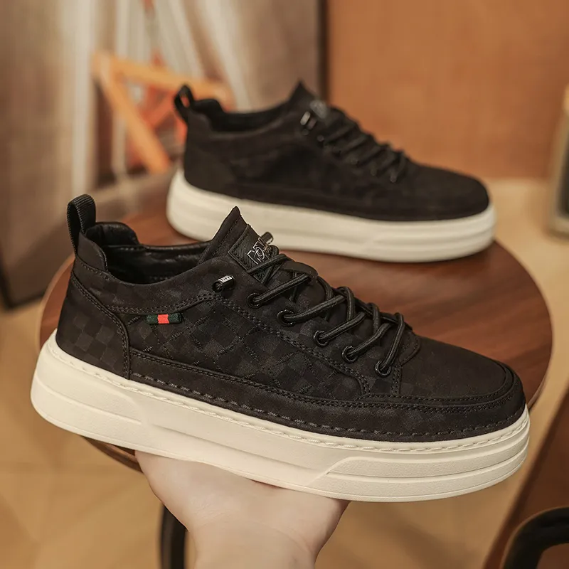 GESENLANG Balanced And Non slip Low Top Skateboard Shoes Men's-5