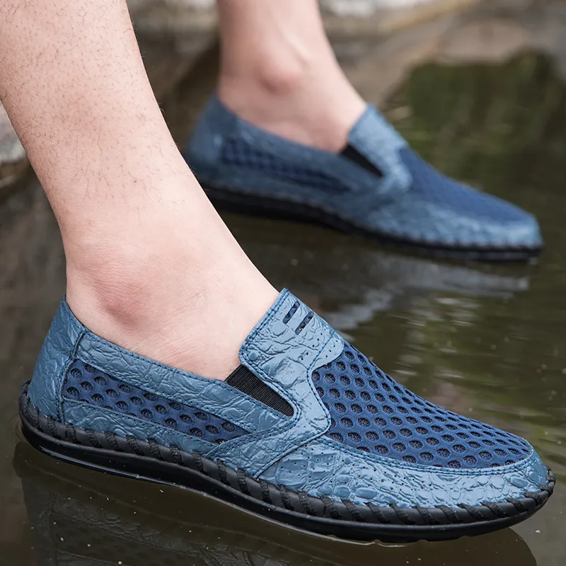 GESENLANG Slip Resistant And Breathable Low Top Casual Shoes Men's-23