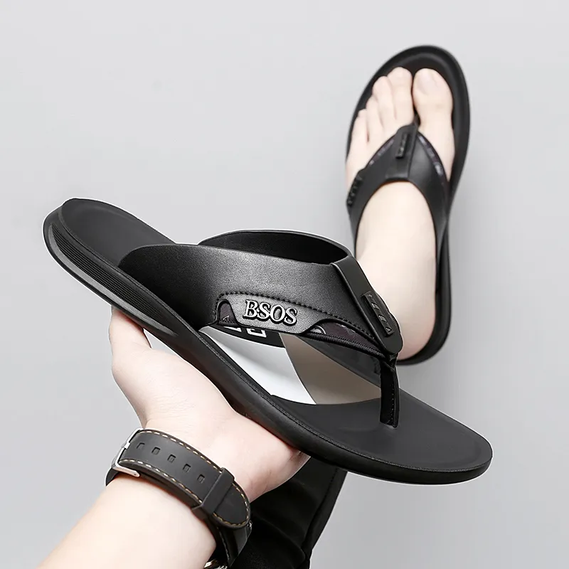 GESENLANG Abrasion Resistant Slip Resistant Flip Flops Men's-1