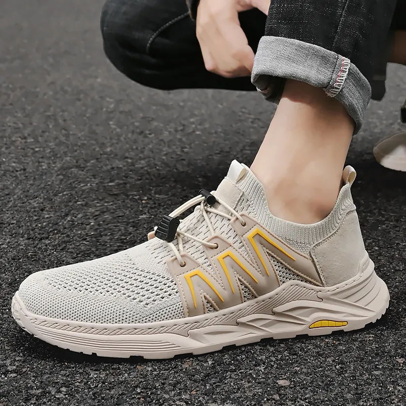 GESENLANG Anti Slip Wear Resistant Low Top Casual Shoes Men's-13
