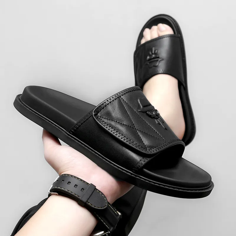 GESENLANG Slip Resistant Cushioning Slide Slippers Men's-3