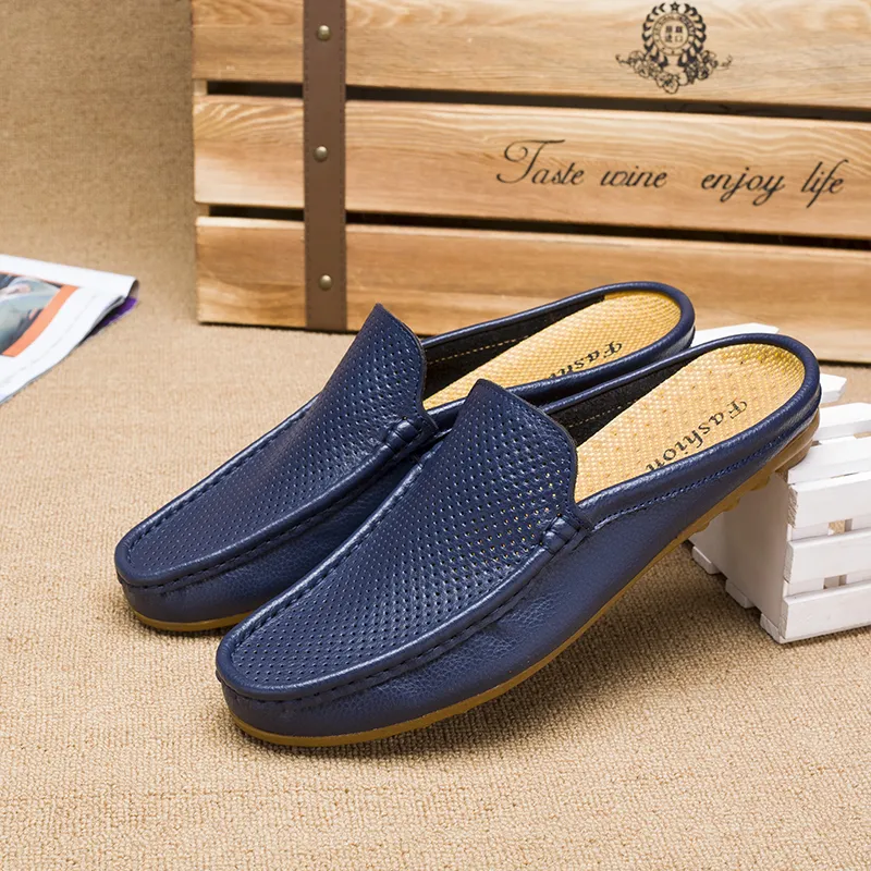 GESENLANG Abrasion Resistant Quick Dry Closed Toe Slippers Men's-12