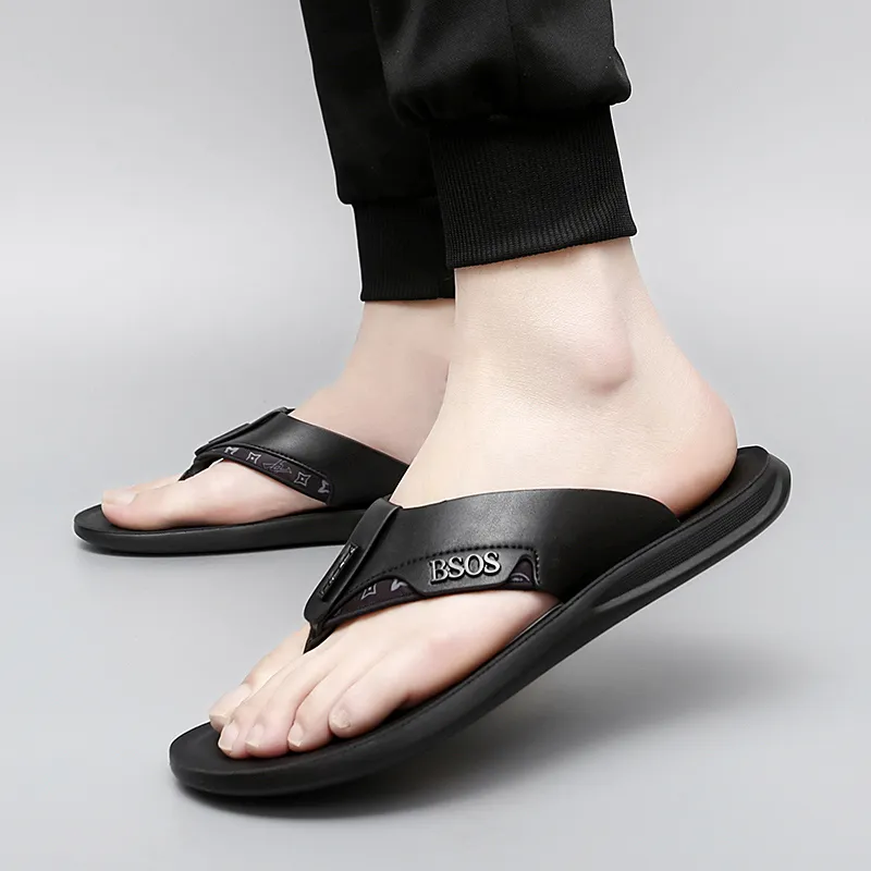 GESENLANG Abrasion Resistant Slip Resistant Flip Flops Men's-4