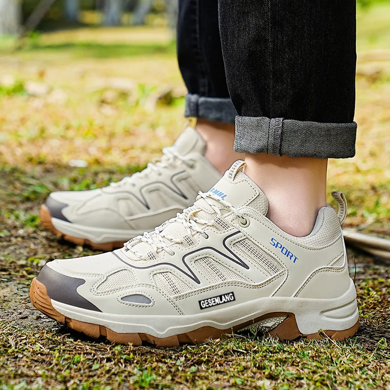 GESENLANG Anti Slip Wear Resistant Low Top Outdoor Shoes Unisex-7