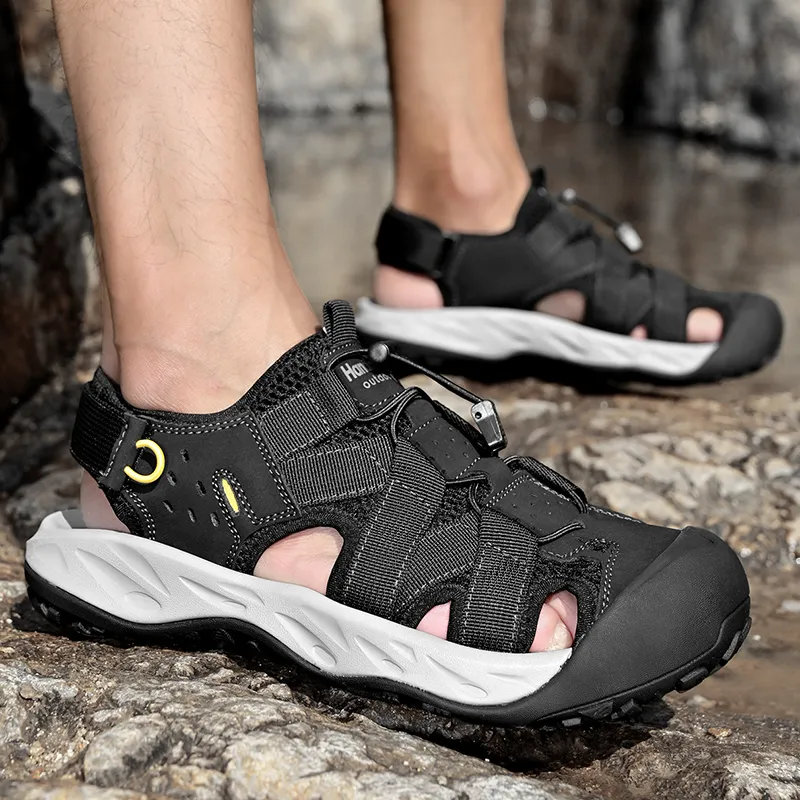GESENLANG Slip Resistant And Breathable River Trekking Shoes Men's-4