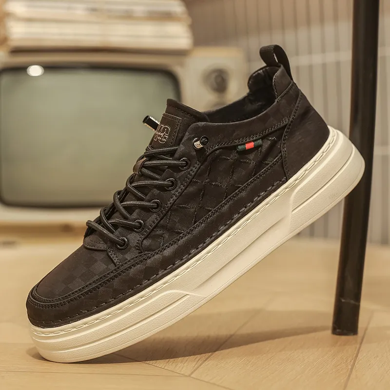 GESENLANG Balanced And Non slip Low Top Skateboard Shoes Men's-3