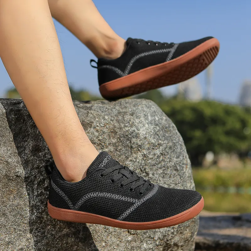 GESENLANG Casual Shoes Men's Black-8