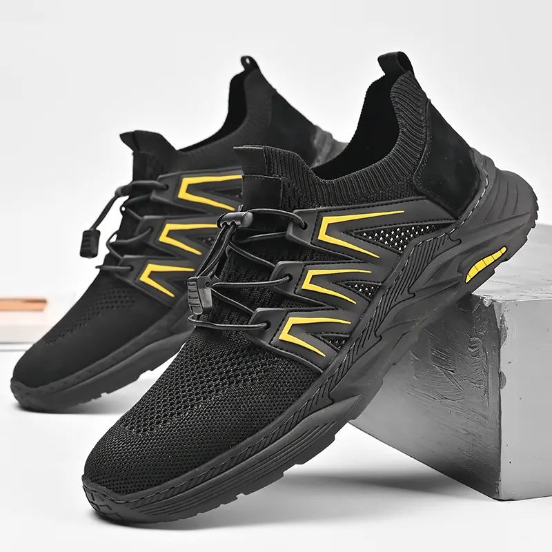 GESENLANG Anti Slip Wear Resistant Low Top Casual Shoes Men's-3