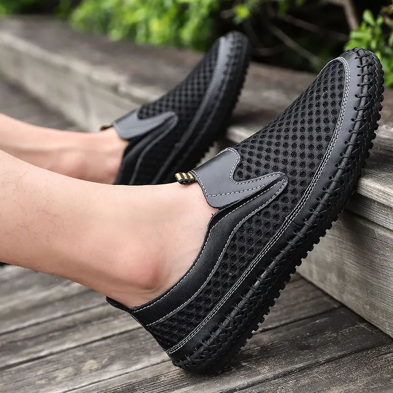 GESENLANG Slip Resistant Cushioning And Breathable Low Top Casual Shoes Men's-8
