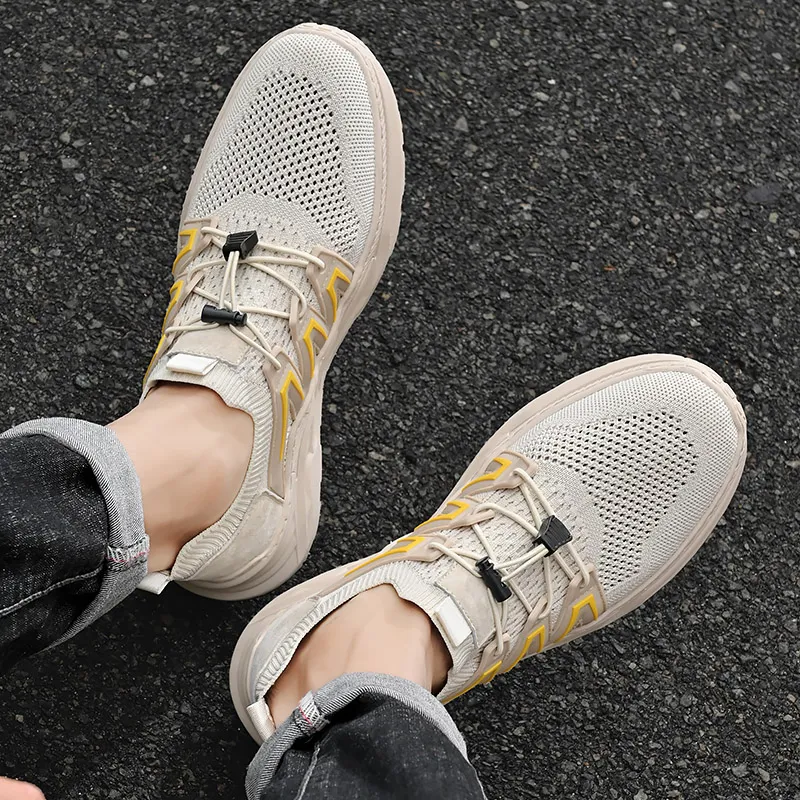 GESENLANG Anti Slip Wear Resistant Low Top Casual Shoes Men's-14