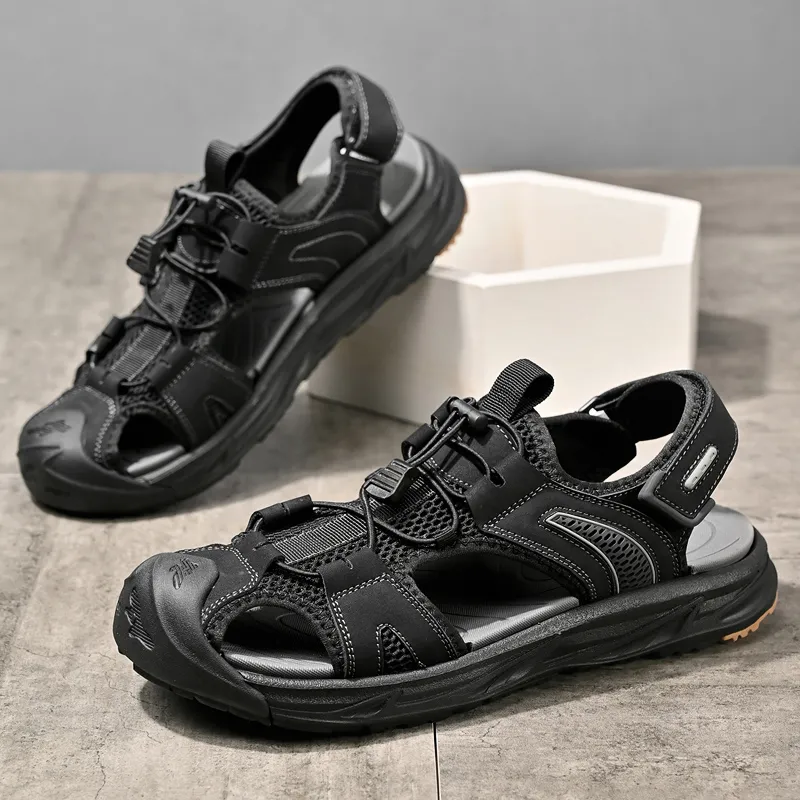 GESENLANG Anti Slip Wear Resistant River Trekking Shoes Men's-7