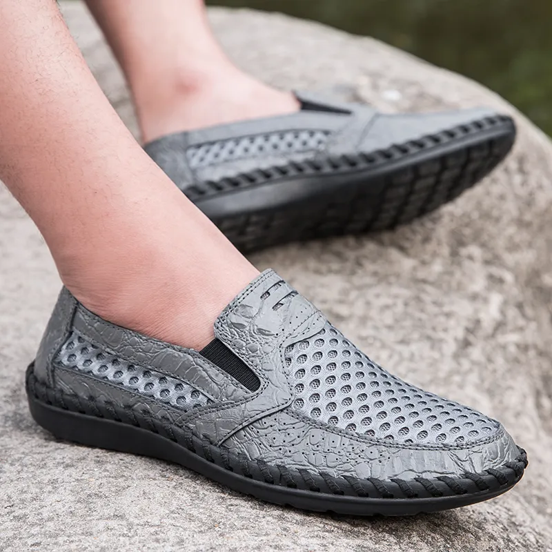 GESENLANG Slip Resistant And Breathable Low Top Casual Shoes Men's-13