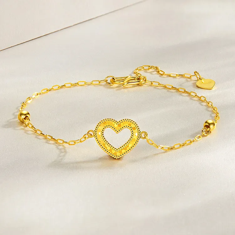 Lao Feng Xiang Gold Bracelet Women's-2