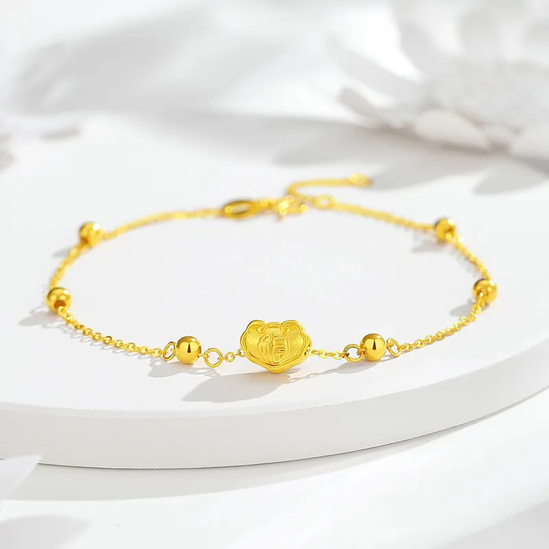 Lao Feng Xiang Gold Bracelet Women's-1
