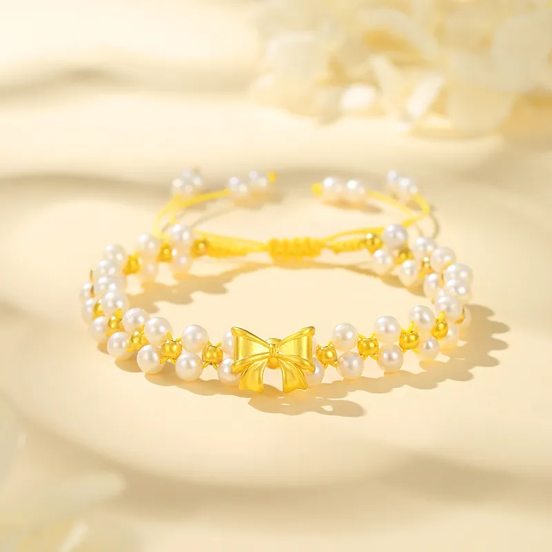 Lao Feng Xiang Gold Bracelet Women's-1