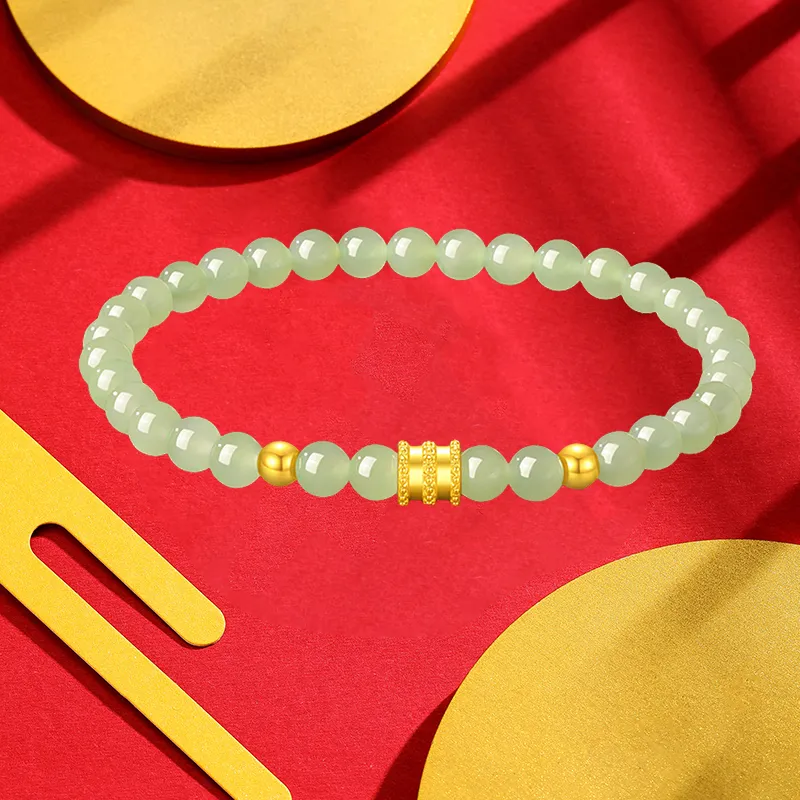 Lao Feng Xiang Gold Bracelet Women's-3