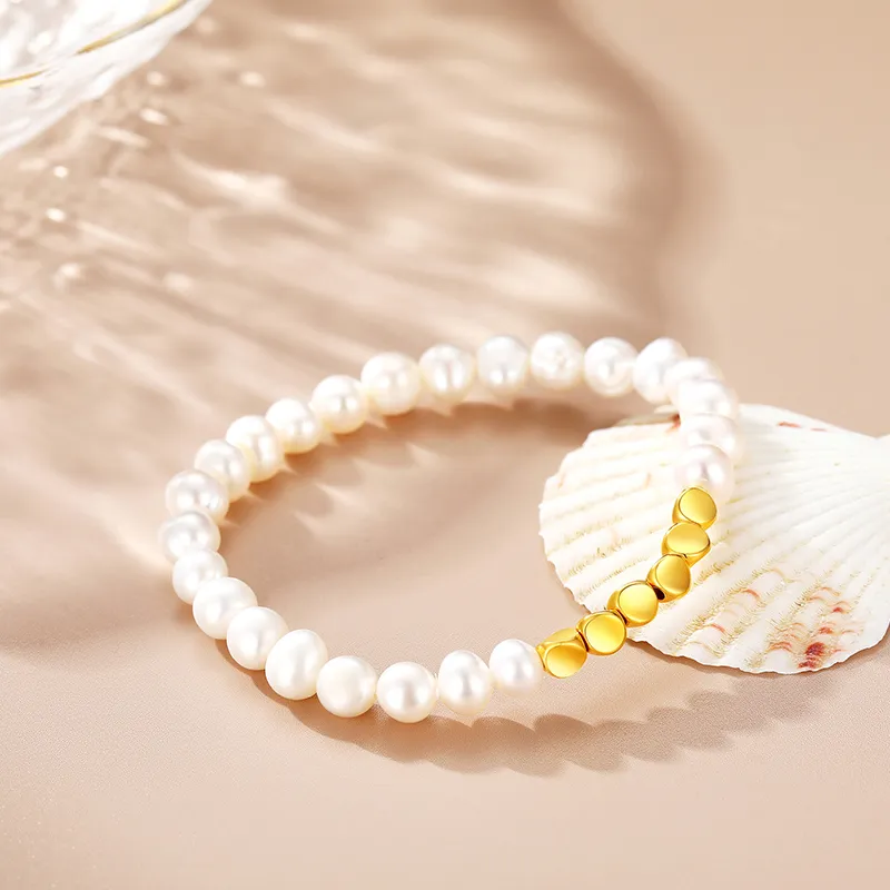 Lao Feng Xiang Gold Bracelet Women's-2