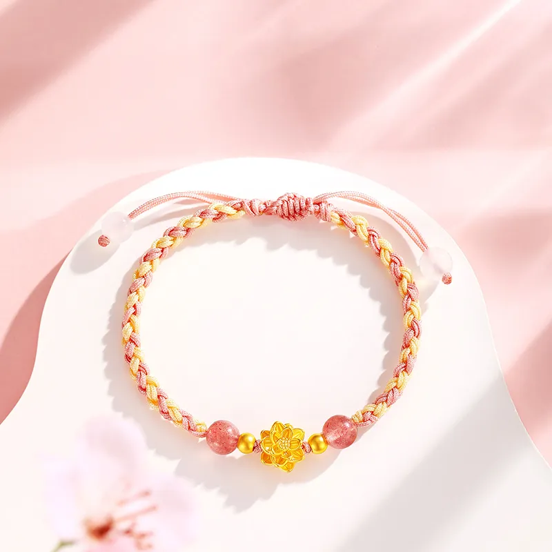Lao Feng Xiang Gold Bracelet Women's-1