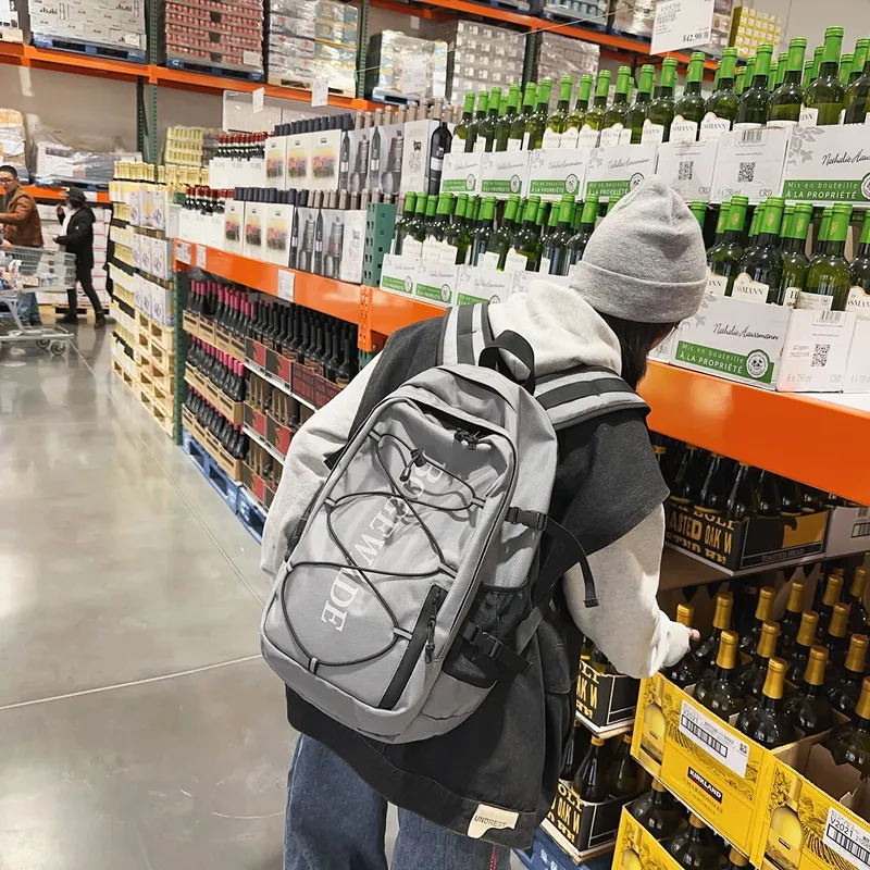 Ssweisiker Oxford Polyester Mesh Backpack Unisex-5