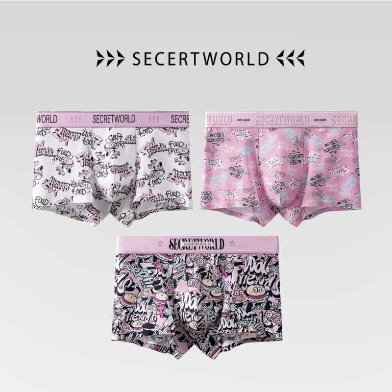 SecretWorld Underpants Men's Combo Set-1