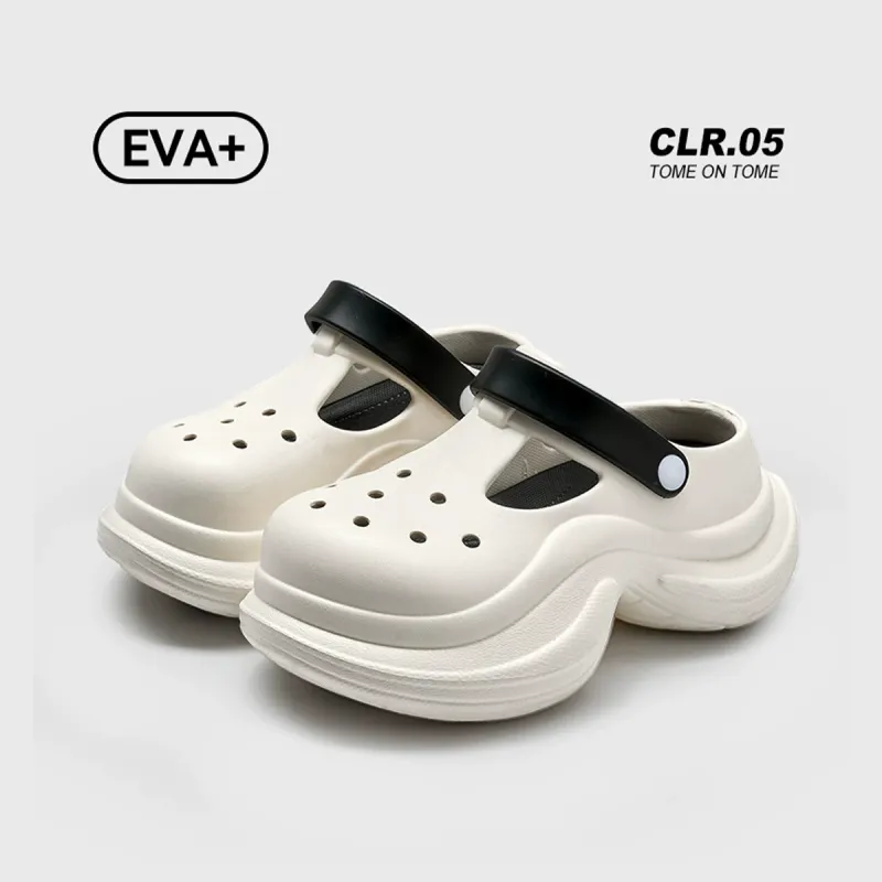 Womi Clogs Outerwear Slip Resistant Odor Resistant Beach Sandals Summer Women's-5