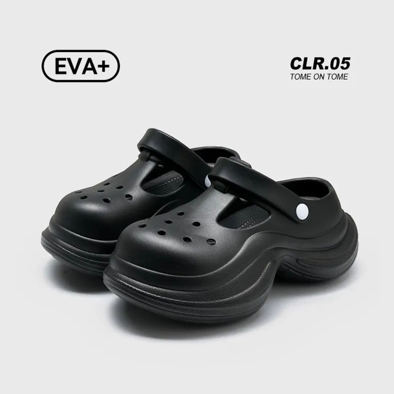 Womi Clogs Outerwear Slip Resistant Odor Resistant Beach Sandals Summer Women's-3