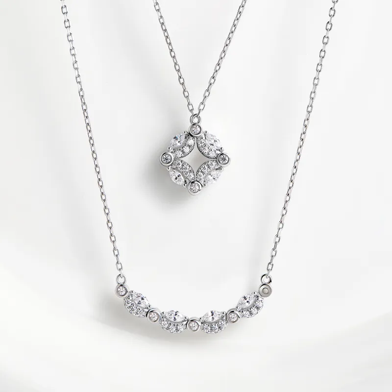 Egem S925 Silver Niche Necklace Women's-1
