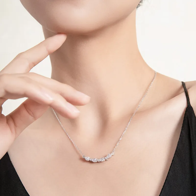 Egem S925 Silver Niche Necklace Women's-3