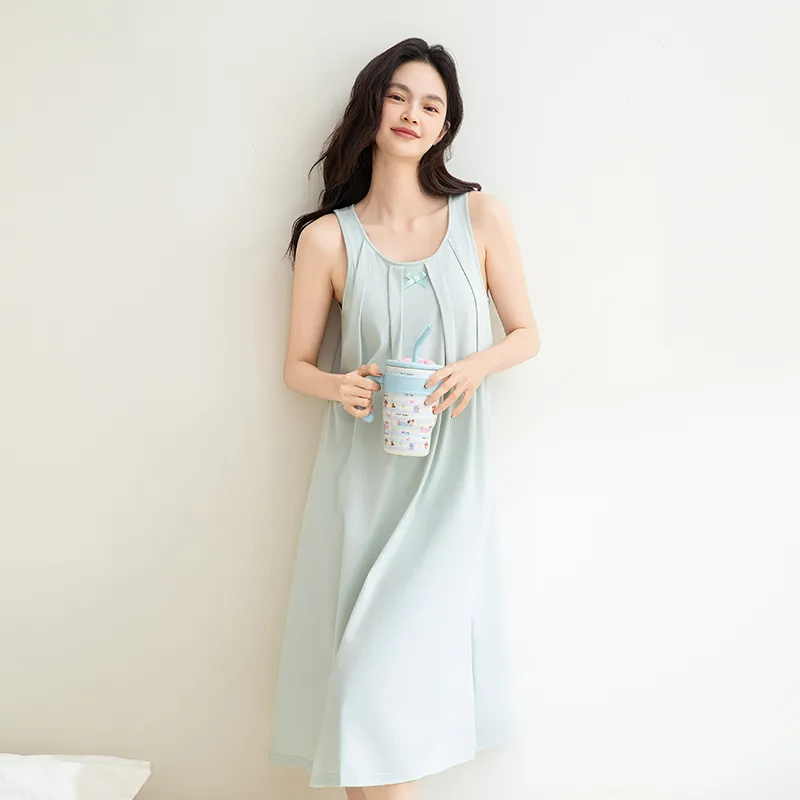 White Ran Women's Nightgowns-3