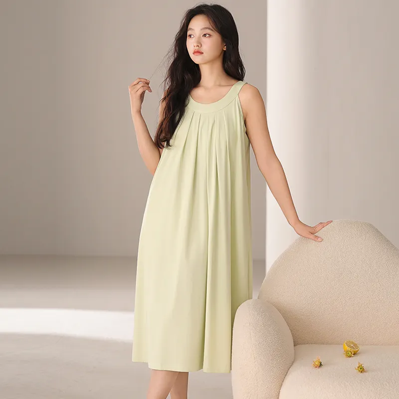 White Ran Women's Nightgowns-9