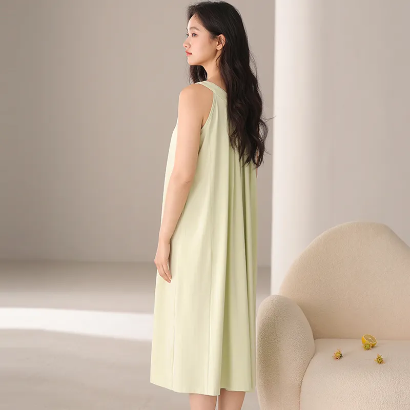 White Ran Women's Nightgowns-10
