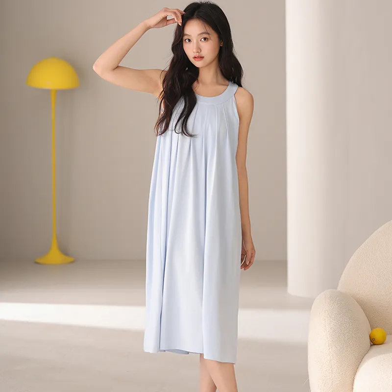 White Ran Women's Nightgowns-2