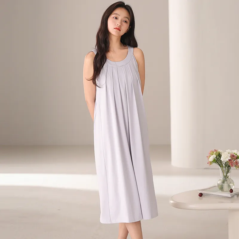 White Ran Women's Nightgowns-16