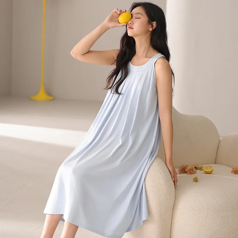 White Ran Women's Nightgowns-1