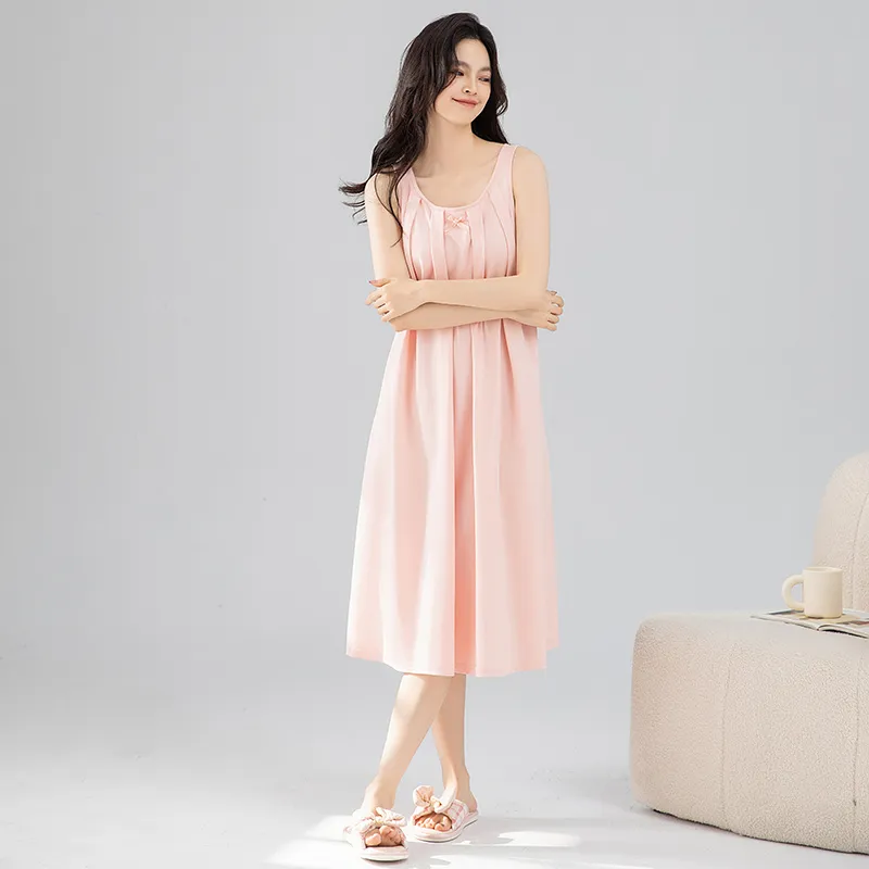 White Ran Women's Nightgowns-10