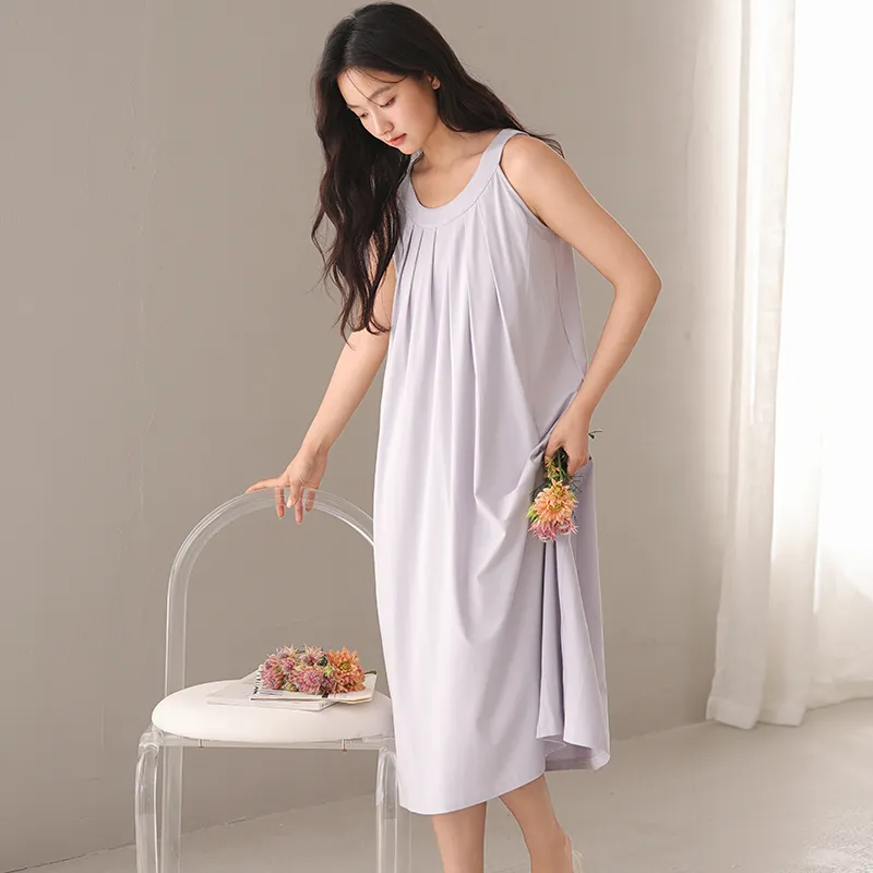 White Ran Women's Nightgowns-17