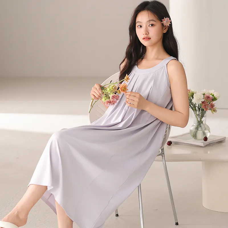 White Ran Women's Nightgowns-15