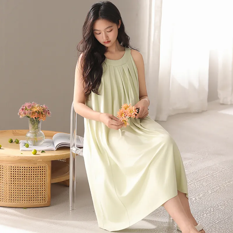 White Ran Women's Nightgowns-8